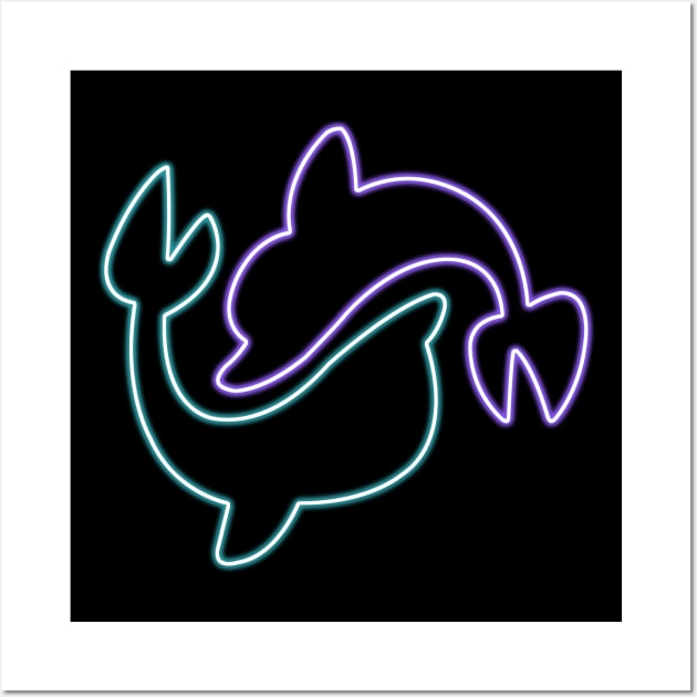 Neon Cutie Mark - Sea Swirl Wall Art by Brony Designs